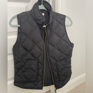 J CREW black vest - size small